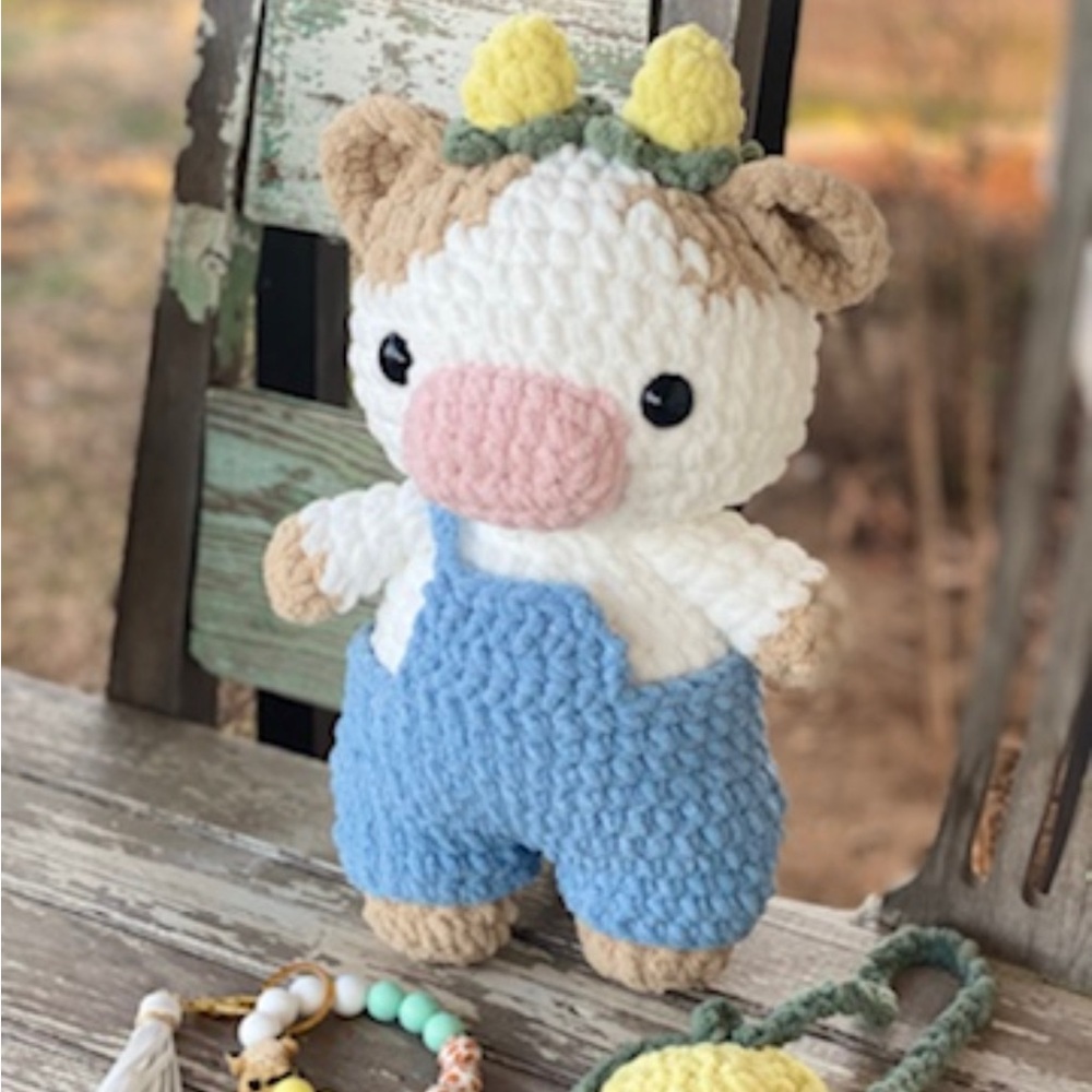 Corn Farmer Cow